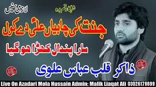 zakir qalab abbas alvi  janat dia chabia Ali as day kol shakar qasedaAzadariMolaHussain [upl. by Tennies]