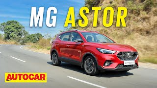 MG Astor real world review  Performance comfort ADAS and more  Autocar India [upl. by Yticilef]