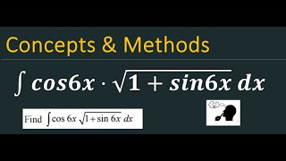 integrate cos6xsqrt1sin6x dx  int cos 6x sqrt1 sin 6x dx [upl. by Boni692]