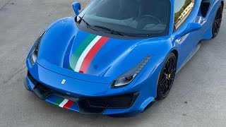 Top spec 488 Pista close up look [upl. by Anaerb397]