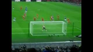 Kenny Miller miss last minute cardiff v liverpool Carling Cup final 2012 22 [upl. by Akisej]