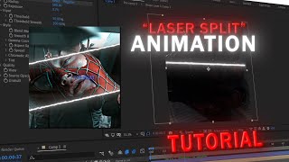 quotLaser Splitquot Animation  After Effects Tutorial [upl. by Schach255]