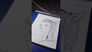 Avatar drawing ❤️ drawing skitch art shortvideo [upl. by Bobinette]