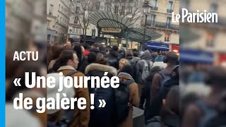 Chaos sur le RER A après la rupture dune caténaire [upl. by Neyuq572]