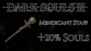 Dark Souls 3 Where to find the Mendicants Staff  20 Souls [upl. by Steward495]