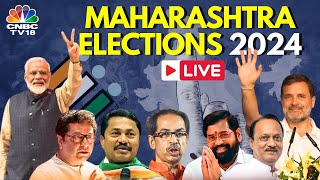 Maharashtra Election 2024 LIVE Mahayuti Vs Maha Vikas Aghad  BJP Shiv Sena Congress NCP  N18L [upl. by Natan]