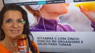 ZINCO E VITAMINA C para cicatrização em cirurgias plásticas quotMENOPAUSA EM FOCO  Abdominoplastiaquot [upl. by Gonroff429]