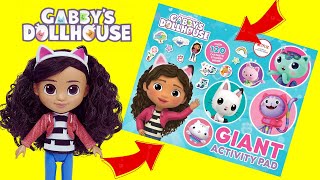 Gabbys Dollhouse Giant Activity Pad with Stickers [upl. by Ariaes]