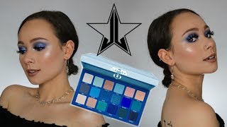 Jeffree Star Cosmetics Blue Blood Palette  Review amp 3 Tutorials [upl. by Farver197]