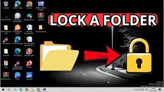 How to lock a folder on pc [upl. by Valdes]