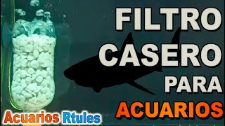 Cómo hacer un FILTRO CASERO para ACUARIO  FUNCIONA 🐠🌱 [upl. by Aneerahs835]