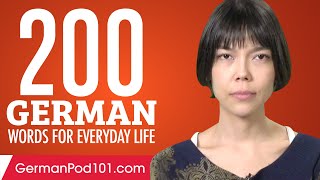 200 German Words for Everyday Life  Basic Vocabulary 10 [upl. by Ioyal125]