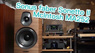 內建字幕 中價位樣樣齊！Sonus faber Sonetto II  McIntosh MA252 [upl. by Anneirb989]