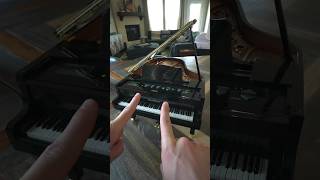 Playing Chopsticks on the smallest piano [upl. by Florina]