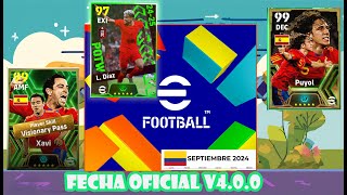 LANZAMIENTO📅 OFICIAL EFOOTBALL v400💥  NUEVOS ÉPICOS efootball2024mobile [upl. by Eremehc]