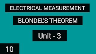 Polyphase Wattmeter  Blondels Theorem [upl. by Himelman]