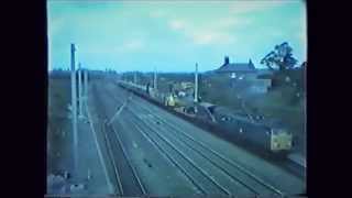 ECML electrification trains at Little Bytham June 1987 [upl. by Lyndsey]