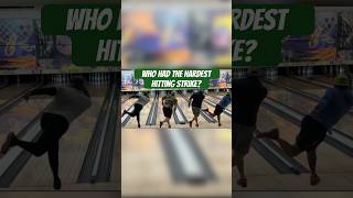 Follow for bowling Who had the hardest hitting strike You choose bowling shorts shots bowler [upl. by Haibot]