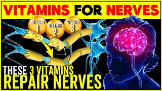 TOP 3 Vitamins To Repair Nerve Damage  Peripheral Neuropathy Treatment And Vitamins [upl. by Fabe]