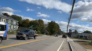 Rochester NH Police Car Responds Code 3 Through Traffic on North Main St [upl. by Kate411]