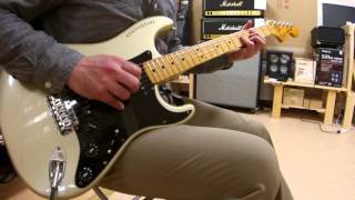 Fender 1979 25th Anniversary Stratocaster Crunch [upl. by Lokkin]