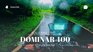 quotDominar 400 PURE SOUNDquot  RAINY RIDE  LONVALA GHATS  POV [upl. by Nyluqcaj]