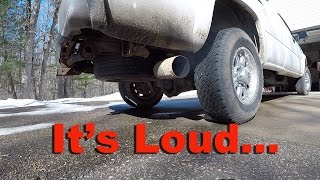 Duramax 5 Inch Exhaust Review and Sounds [upl. by Schwerin655]