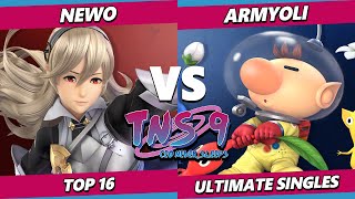 TNS 9  Newo Corrin Vs ArmyOli Olimar Smash Ultimate  SSBU [upl. by Eilama94]