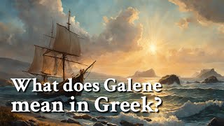 What does Galene mean in Greek Greek Mythology Story [upl. by Bulley]