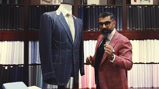 Key features of a Real Bespoke Suit  Prakash Parmar BespokeDubai [upl. by Henebry765]