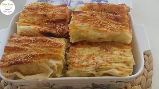 LORLU PİLE BÖREK BÜZGÜLÜ BÖREK TARİFİ [upl. by Ney]