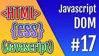 Curso HTML CSS e Javascript  Aula 17  DOM [upl. by Bucky]