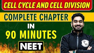 CELL CYCLE AND CELL DIVISION in 90 minutes  Complete Chapter for NEET [upl. by Thorman]