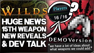 Monster Hunter Wilds  New 15th Weapon Hint Demo Release 16 Player Hunts amp More  New Dev Talk [upl. by Alveta]