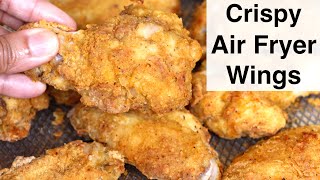 How to Make Chicken Wings Crispy in Air Fryer [upl. by Ellinej526]