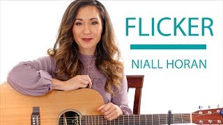 quotFlickerquot by Niall Horan Guitar Tutorial with Fingerpicking and Play Along [upl. by Lavern885]