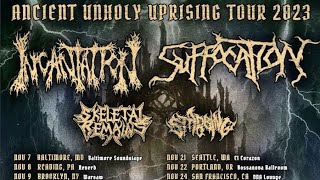 Incantation Live In Greensboro NC Highlights 12423 [upl. by Airda]