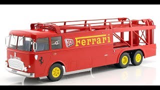 Norev Fiat Bartoletti 3062 Ferrari Race Transporter without freight goods 118 [upl. by Keever350]