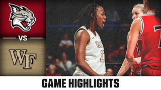 Davidson vs Wake Forest Game Highlights  202425 ACC Womens Basketball [upl. by Sloan]