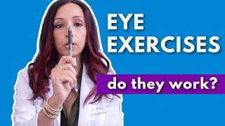 Pencil PushUp Eye Exercises amp Vision Therapy  Eye Doctor Shows You How [upl. by Ardnossac]