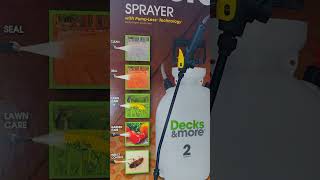 Decks and More Pump up Sprayer  Thompsons Water Sealer  Not Spraying Broke Lowes Fix [upl. by Centonze]