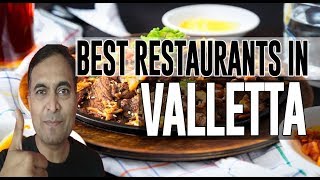 Best Restaurants and Places to Eat in Valletta Malta [upl. by Derek939]