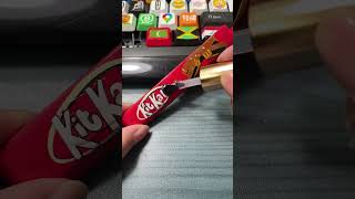 Drawing KitKat on the space bar shorts diy art tiktok trending keyboard [upl. by Triplett]