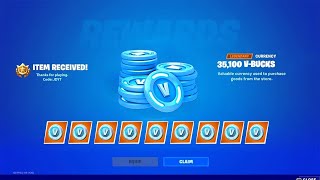 secret free vbucks map 💰 [upl. by Thant460]