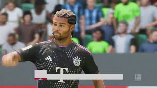 BAYERN MUNICH VS WOLFSBURG  GERMAN BUNDESLIGA  EA SPORTS FC 24  PS5 4k60 [upl. by Yblok]