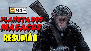 A Trilogia de Planeta dos Macacos A História em 1 Vídeo [upl. by Lipsey]