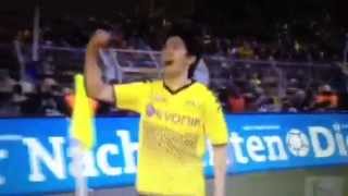 香川 shinji kagawa ゴール13得点目 [upl. by Olette]