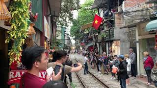 Train Street Hanoi [upl. by Yarvis]