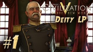 Civilization 5 Brave New World Lets Play Germany Deity  Part 1 [upl. by Isolde]