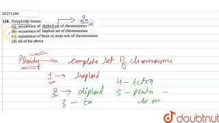 polyploidy means [upl. by Nielson]